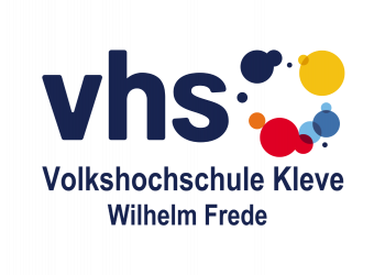 Das Logo der VHS Kleve Wilhelm Frede.