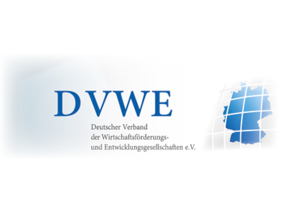 Logo DVWE blaue Deutschlandkarte