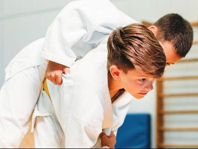 Kinder beim Judo 