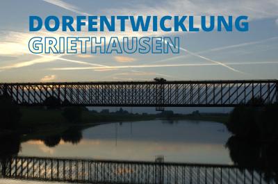 Griethausens alte Eisenbahnbrücke im Sonnenuntergang
